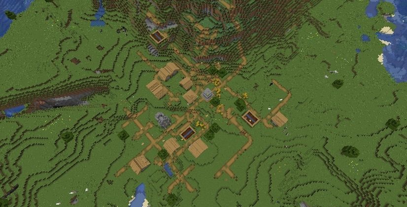 Большая равнина с деревней screenshot 1