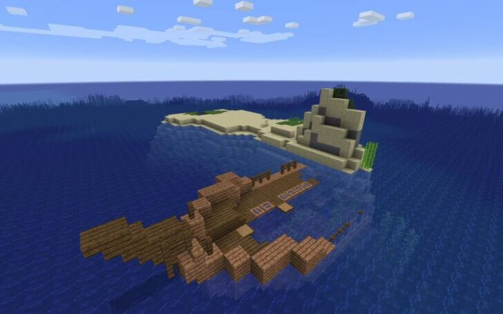 The wreckage of the ship near the Islands Screenshot 1
