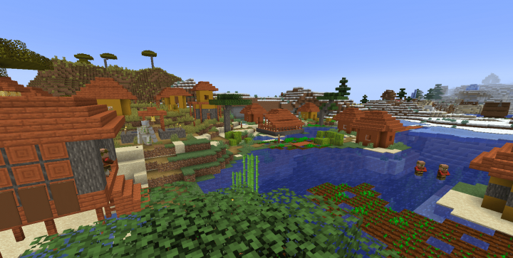 Две деревни рядом с замерзшим пляжом screenshot 1
