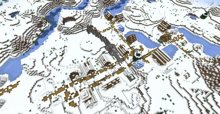 Две замерзшие деревни рядом друг с другом screenshot 2