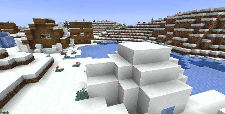 Две замерзшие деревни рядом друг с другом screenshot 3