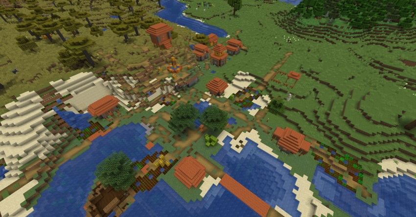 Корабль и шахта рядом с небольшой деревней screenshot 3