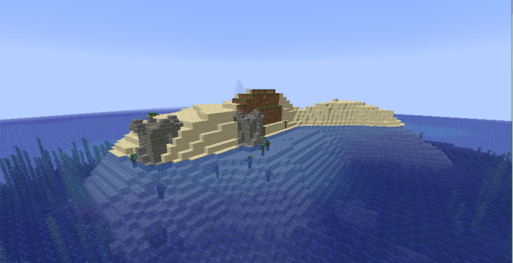 Остров с руинами древнего города screenshot 1