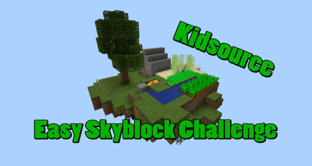 Kidsource Easy Skyblock Challenge скриншот 1