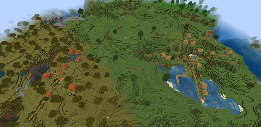 Четыре деревни рядом друг с другом screenshot 3