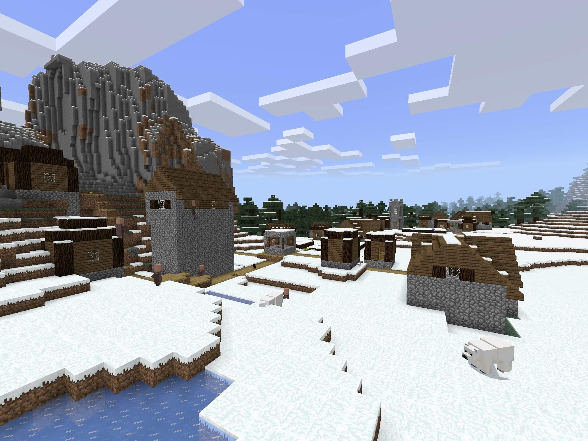 Snowy Villages and Ravines screenshot 1
