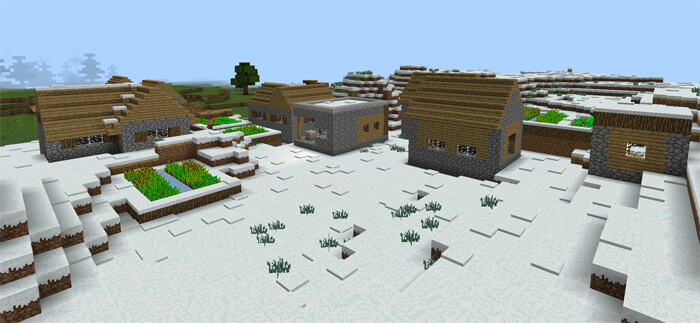 Деревня в снегах скриншот 1