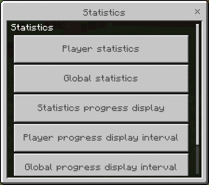 Statistics screenshot 3