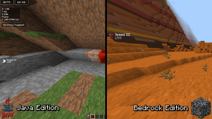 MINECRAFT Java Edition VS MINECRAFT Pocket Edition