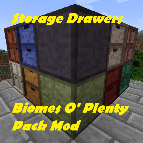 Storage Drawers: Biomes O' Plenty Pack-скриншот-1