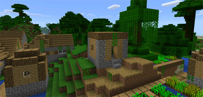 Дома в деревне Minecraft PE