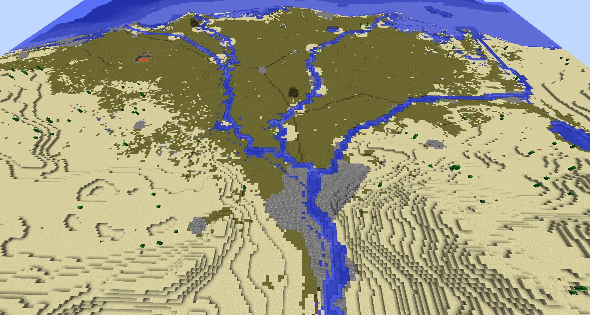 Mini earth map 3000x2000 Minecraft Map