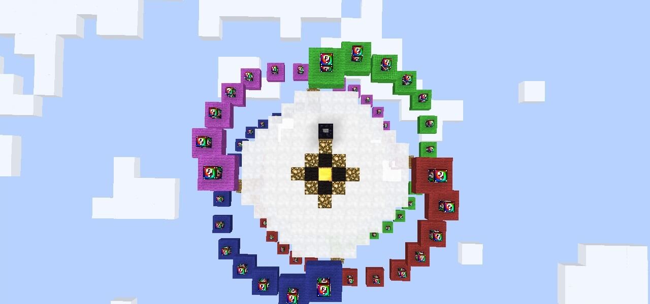 Lucky Blocks Race Map for Minecraft