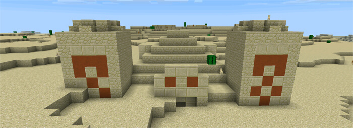 Три храма в пустыне рядом с точкой спавна скриншот 1