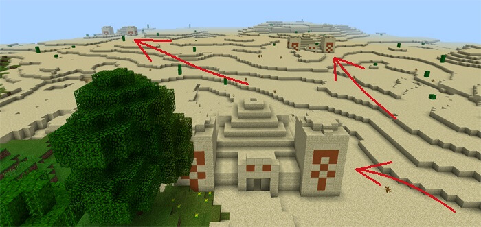 Три храма в пустыне рядом с точкой спавна скриншот 3