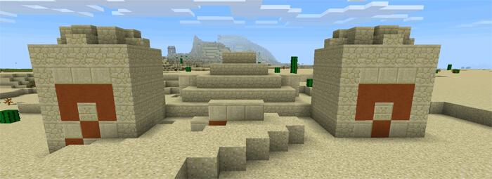 Три храма в пустыне рядом с точкой спавна скриншот 4