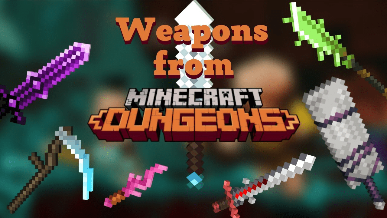 Weapons from Minecraft Dungeons screenshot 1