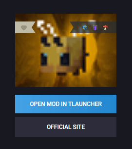 An example of the Open button on TLMods.org