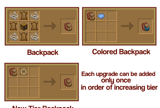 Improved Backpacks 1.12.1 скриншот 1