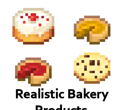 Realistic Bakery Products 1.16.5 скриншот 1