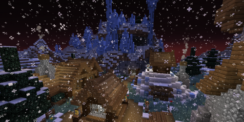 Карта Зимняя деревня скриншот 2
