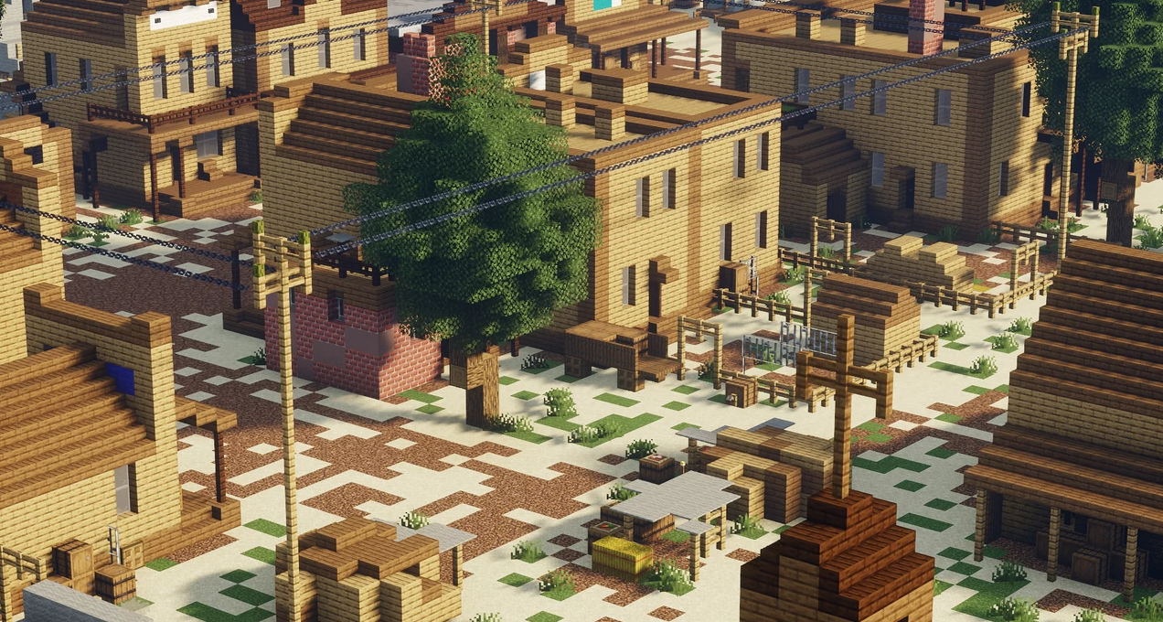 Карта Wild West Railroad Town скриншот 1