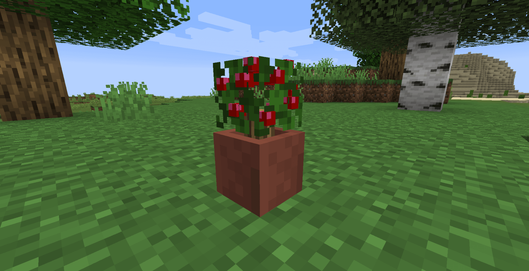 Potted Bushes 1.14.4 скриншот 1