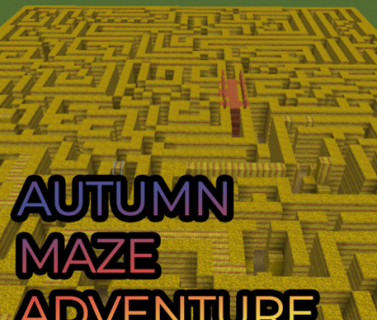 Карта Autumn Maze Adventure скриншот 1
