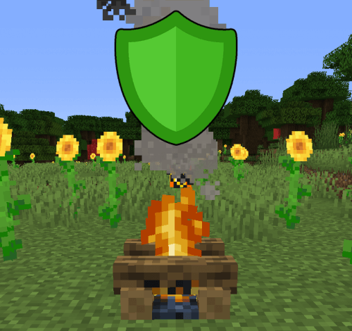 No Hostiles Around Campfire 1.14.4 скриншот 1