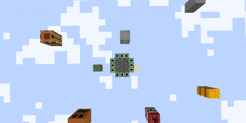 Карта Выживание на блоках скриншот 1