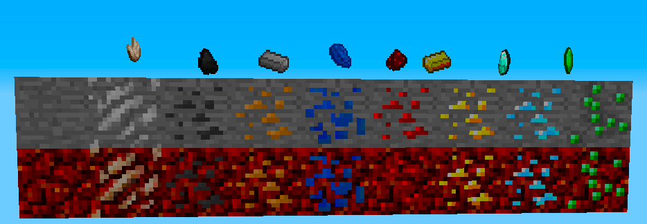 More New Nether Ores Plus 1.12.2 скриншот 2