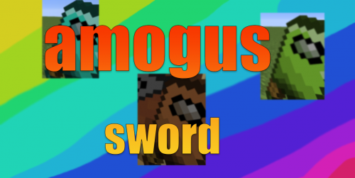 Amogus sword 1.16.5 скриншот 1