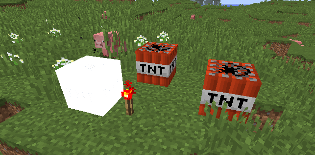 TNT in Minecraft