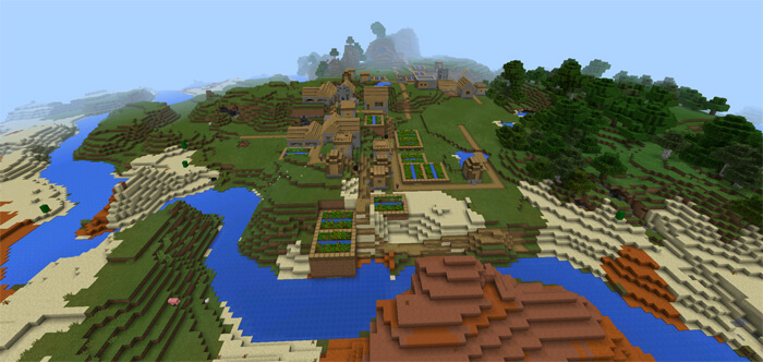 Две двойных деревни на холмах скриншот 4