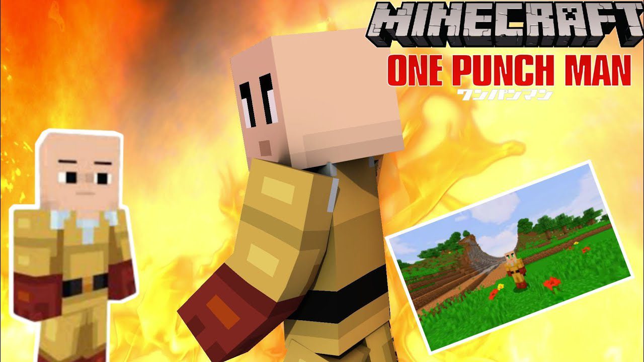 One Punch Man Addon (1.20, 1.19) - MCPE/Bedrock Mod 