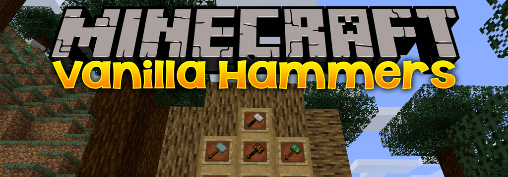 How to make a hammer in clearance minecraft