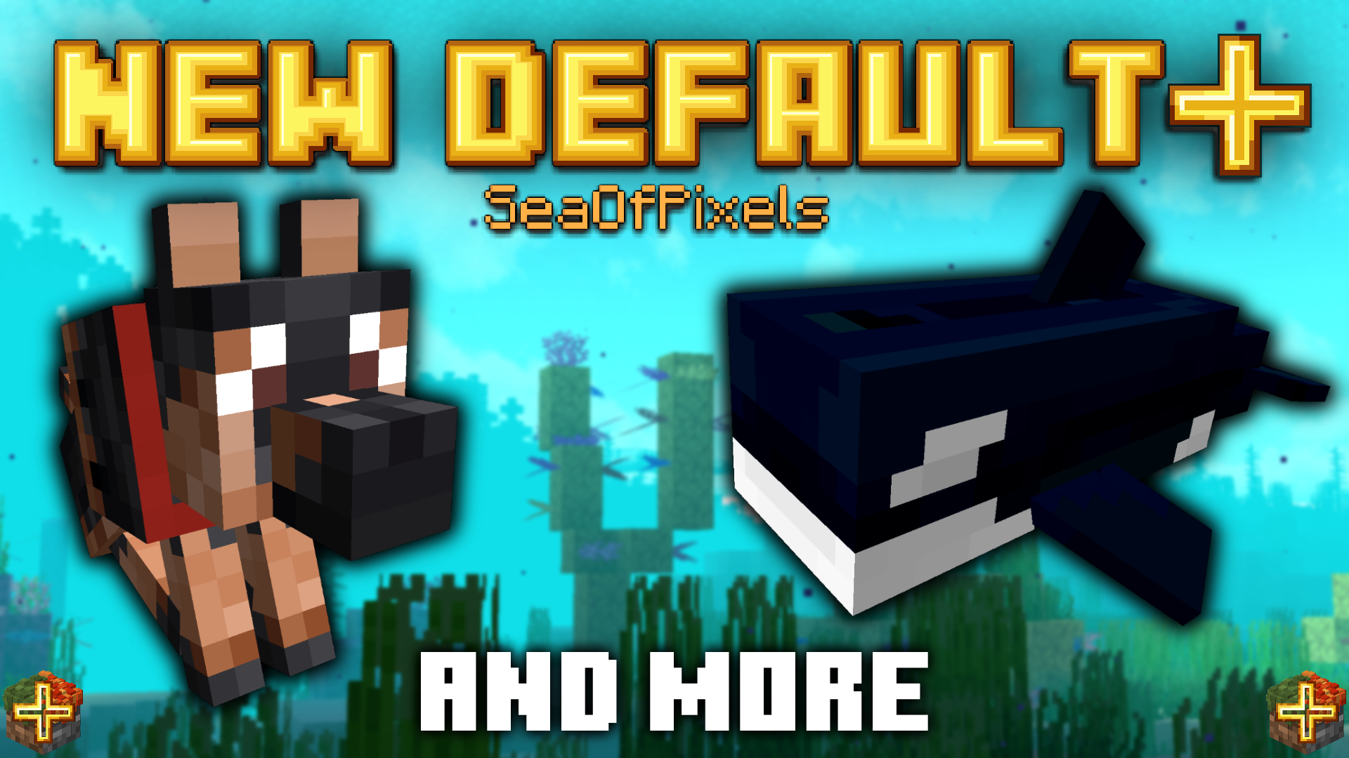 New Default+ Texture Pack (1.20) - MCPE/Bedrock 