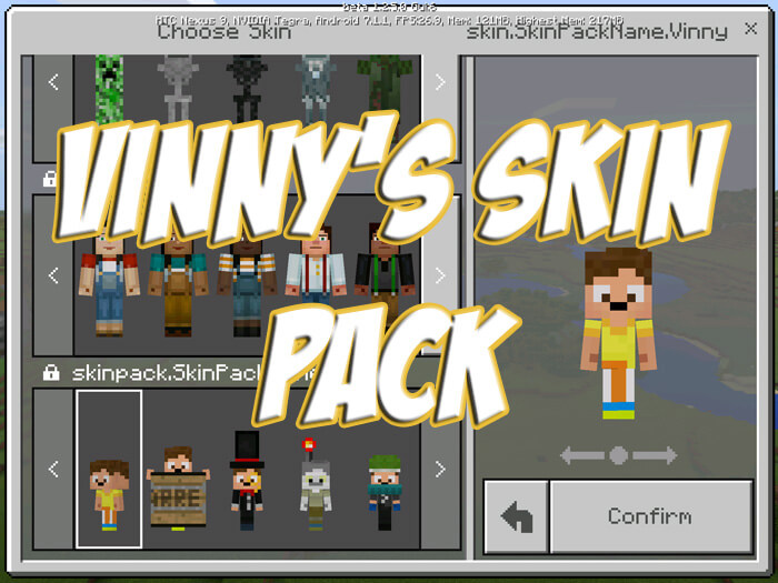 Vinny’s Skin Pack скриншот 1