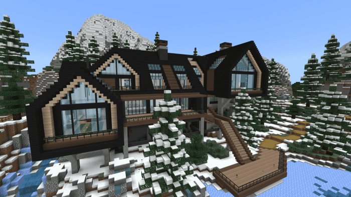 Winter Mansion for Minecraft Pocket Edition