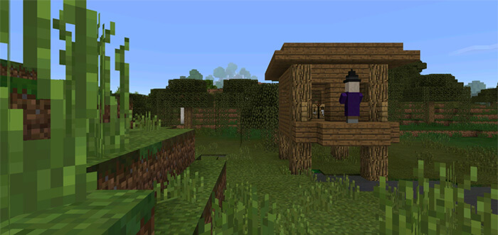 Дом ведьмы Minecraft PE