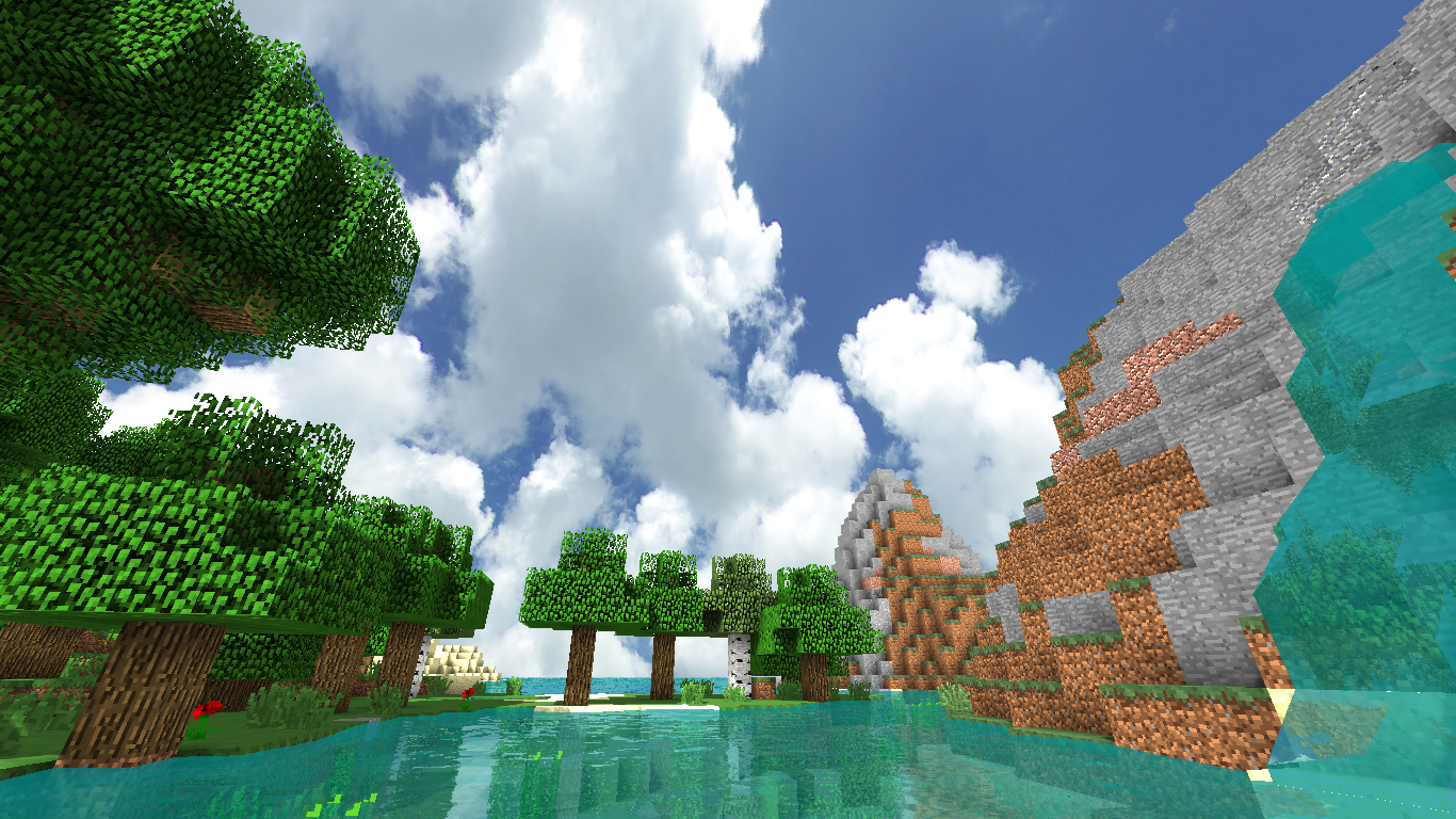 minecraft realistic sky texture pack compatible with shaders